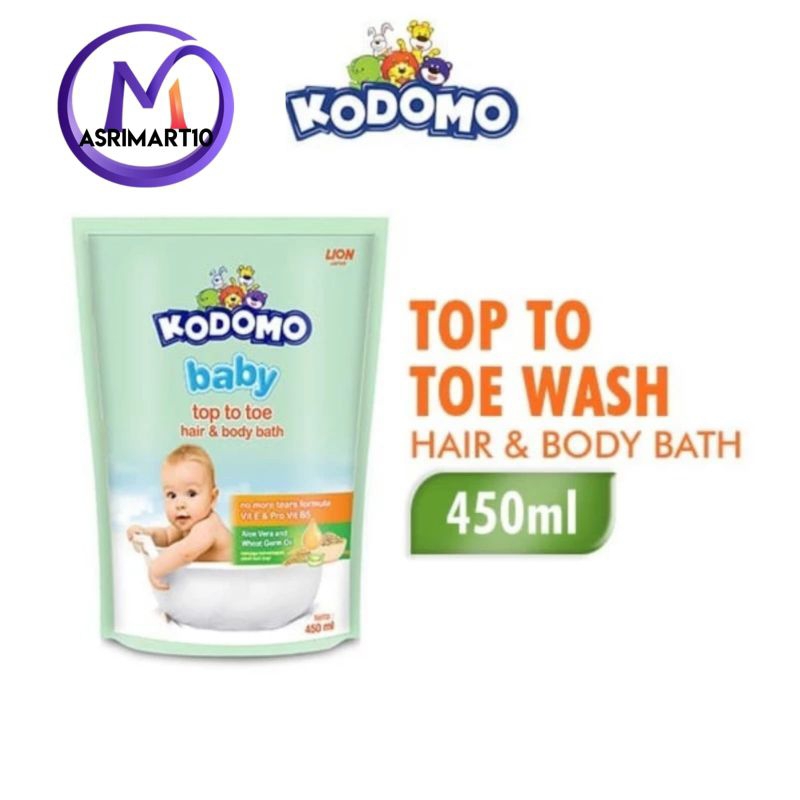 Sabun Mandi Kodomo Tap Toe 450 ml