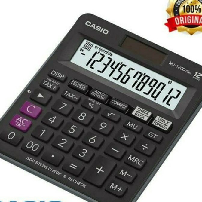 

Hemat KALKULATOR MEJA ORINAL CASIO MJ12D PLUS Check Correct Calculator Desktop
