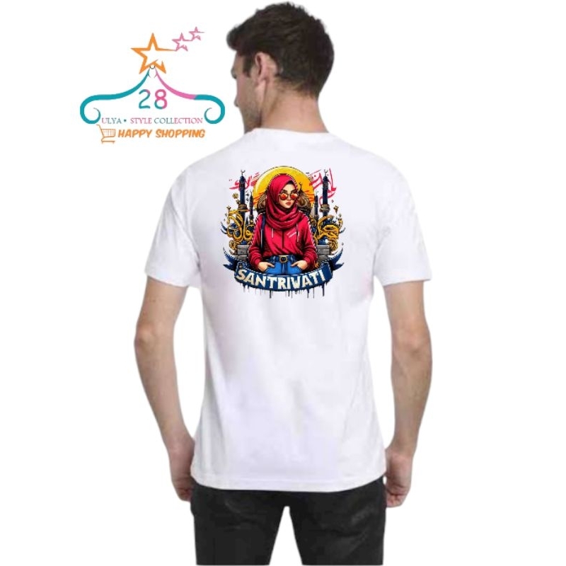 Kaos santriwati | Kaos distro murah