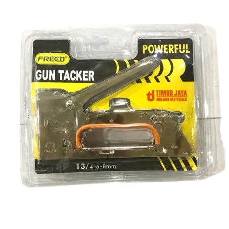 

HJ6 FREED Staples Tembak Gun Tacker Stapler 48 mm Staples Perekat Powerfu