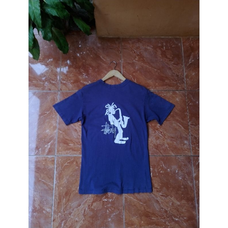 Vintage 80s Stussy Saxophone Tee