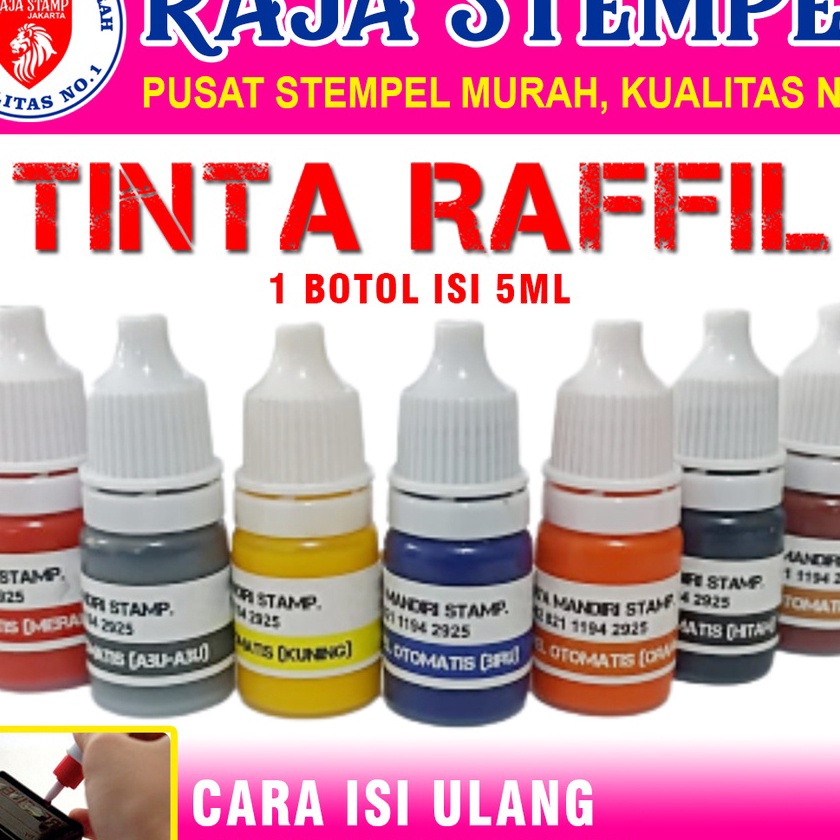 

Hematku Tinta Raffil Stempel Otomatis Botol 5ml