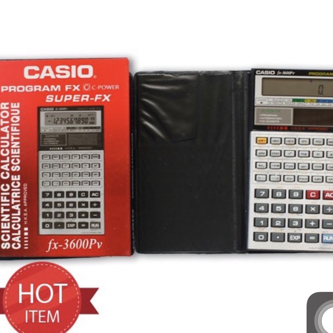 

Tawaran kalkulator scientific casio Fx 36pv