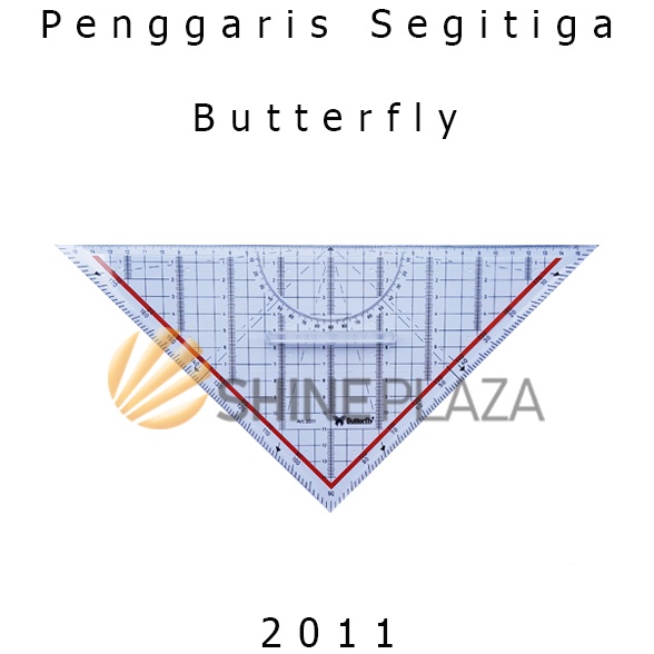 

FG2 Penggaris Segita Pegangan Butterfly 211 32cm