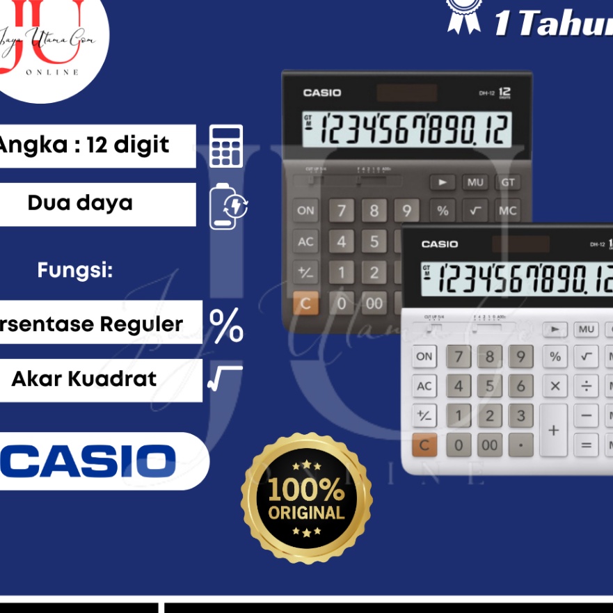 

Gila Kalkulator Casio DH 12 MH 12