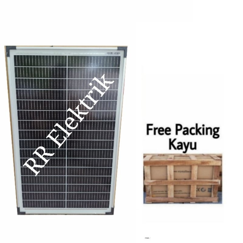 Solar Panel Solar Cell Panel Surya My Solar 50wp Monocrystalline 50 Wp Mono