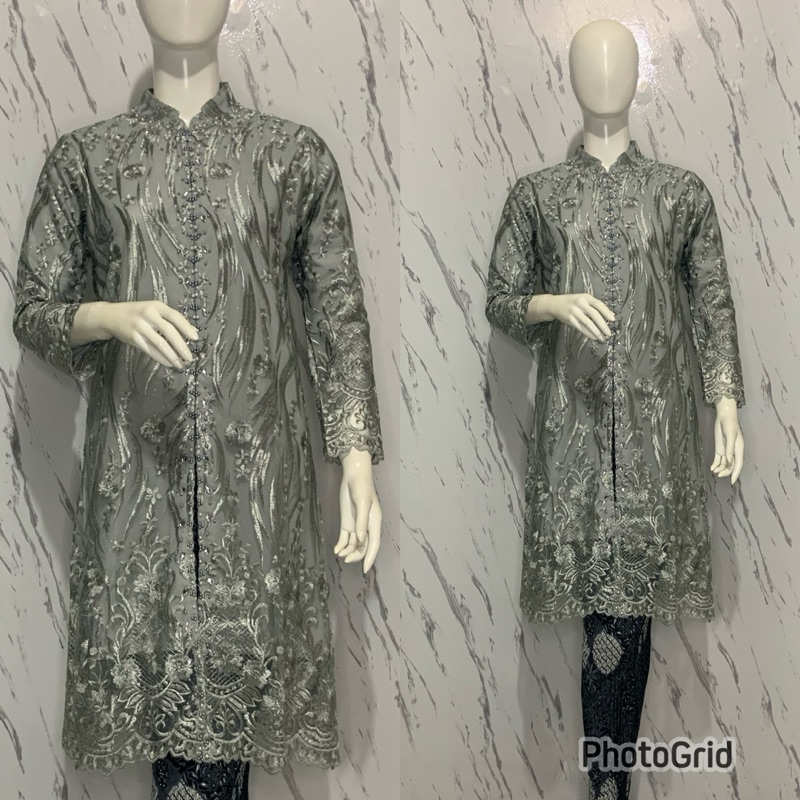 Kebaya Tunik Payet / Kebaya Tunik Tulle / Tunik Modern / bahan Tulle Premium