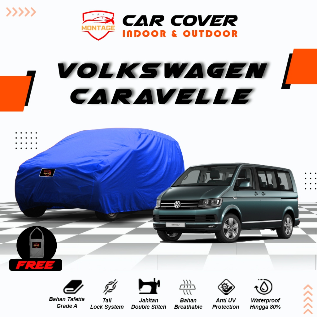 Body Cover Mobil VW Caravelle / Sarung Mobil VW Caravelle / Mantel Selimut Penutup Mobil VW Caravele