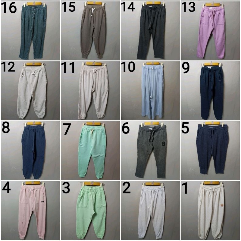 thrift JPB1 l jogger pants l unisex   l sweat pants l track pants  l preloved l second vol 1