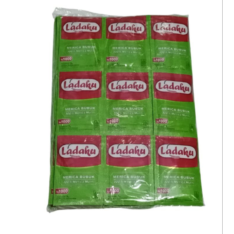 

Merica Ladaku Bubuk Sachet 3gr x 72 Sachet (1Pack)