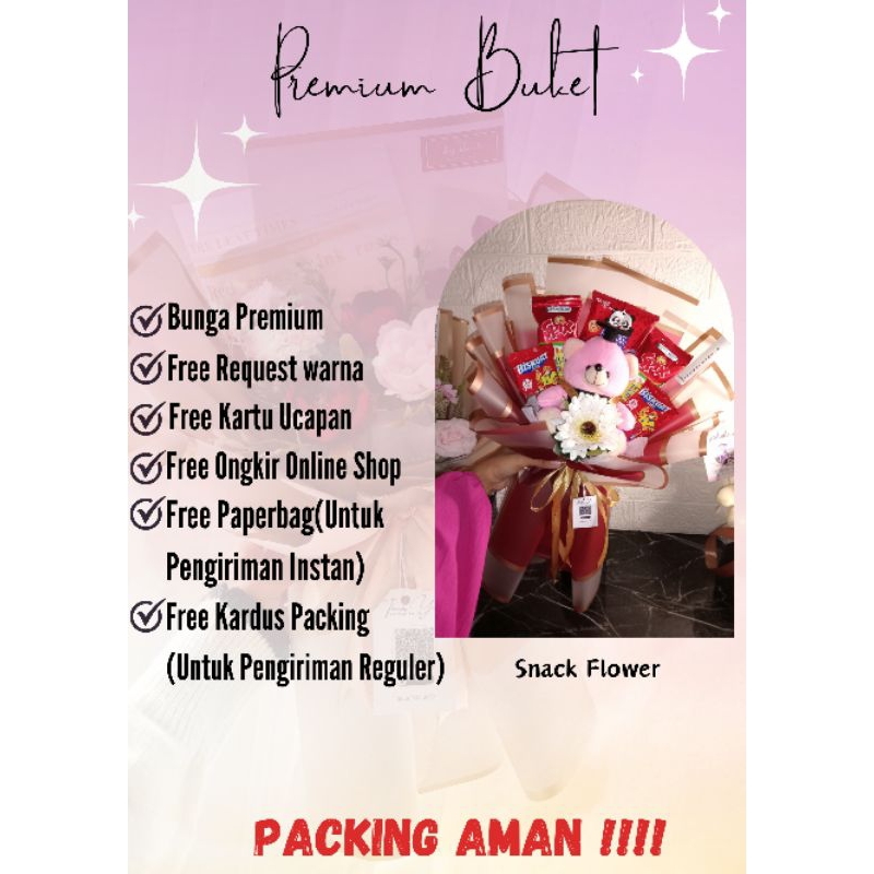 

Buket Snack Mix Boneka wisuda (Free Costum)