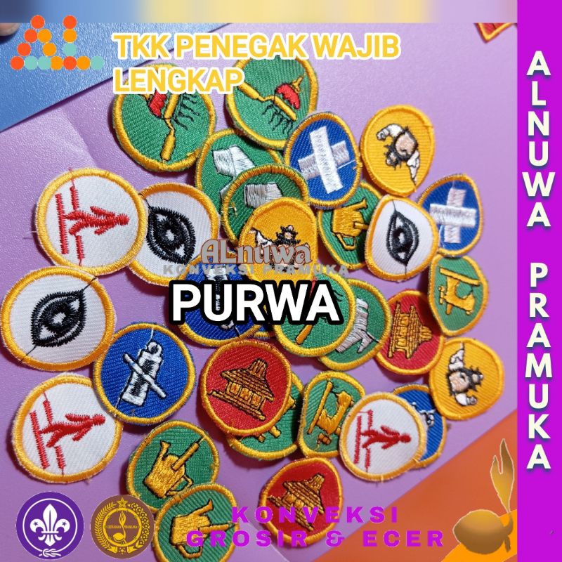 TKK Penegak Bordir/TKK Wajib Penegak Purwa Lengkap satuan