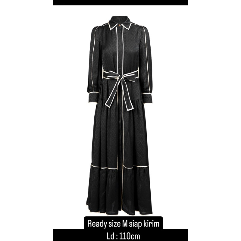 Buttonscarves - monogram satin binding (size M)