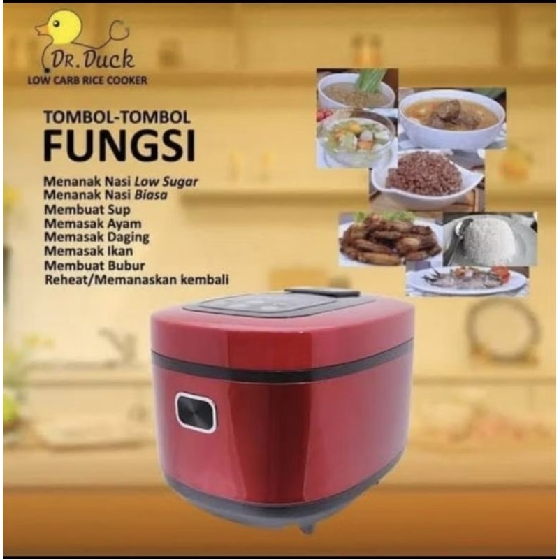 rice cooker low carbo dr duck