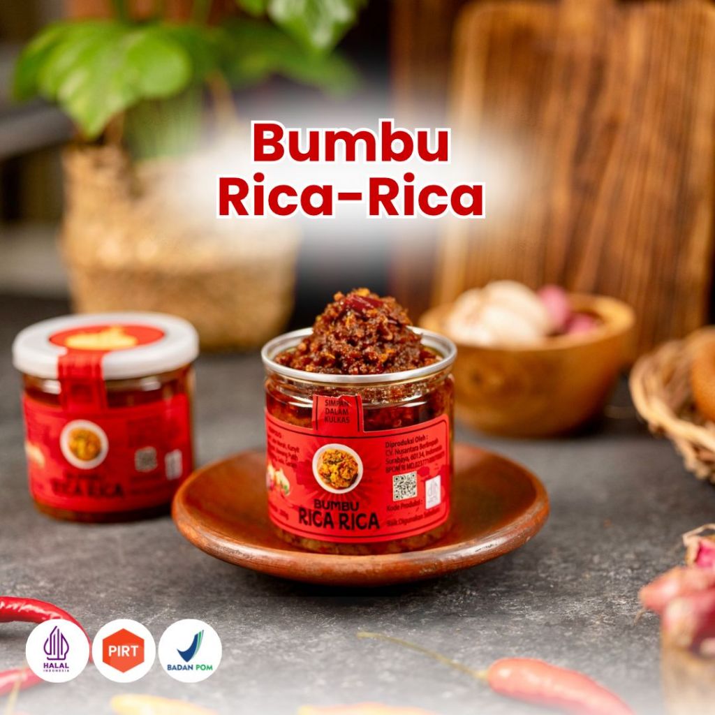 

Bumbu Rica-Rica berat 200 gr yocooking praktis bumbu masakan pedas Yo cooking rasa enak bumbu dapur lezat,BPOM,praktis enak nampol