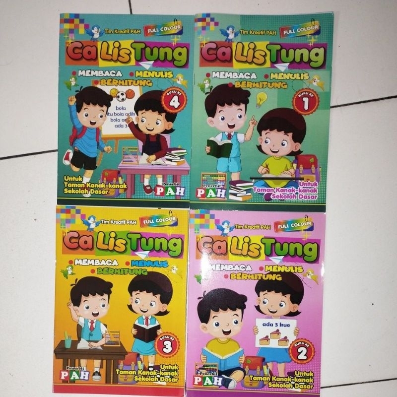 

CALISTUNG 1 set dapat 4 buku PAH