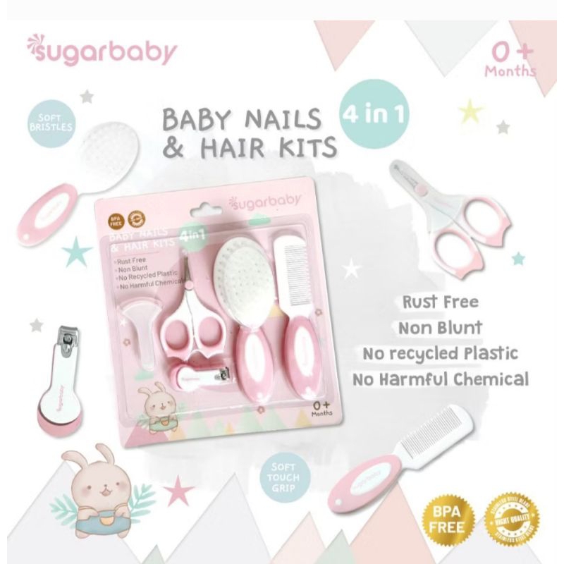 Sugar baby 4 in 1 nail & hair kit