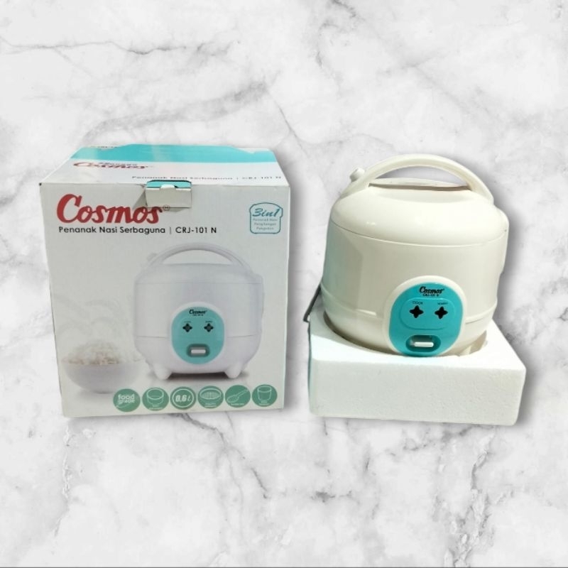 Cosmos Rice Cooker Mini 0.6 Liter 3in1 CRJ 101N - Mejikom Kecil -
