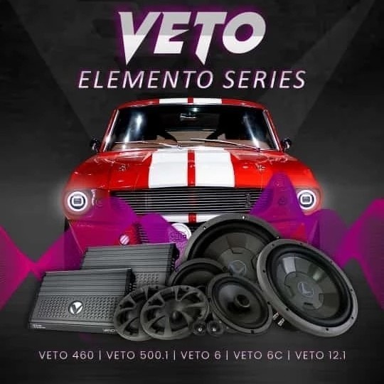 Paket Audio Mobil Full Set Sound System VENOM VETO SERIES ORIGINAL VENOM
