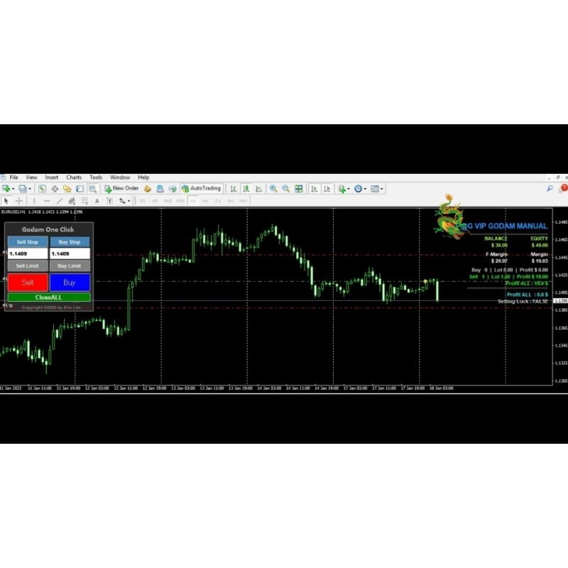 Robot Trading / EA SEMI MANUAL versi OneShoot & Averaging (+ Plat PGC)