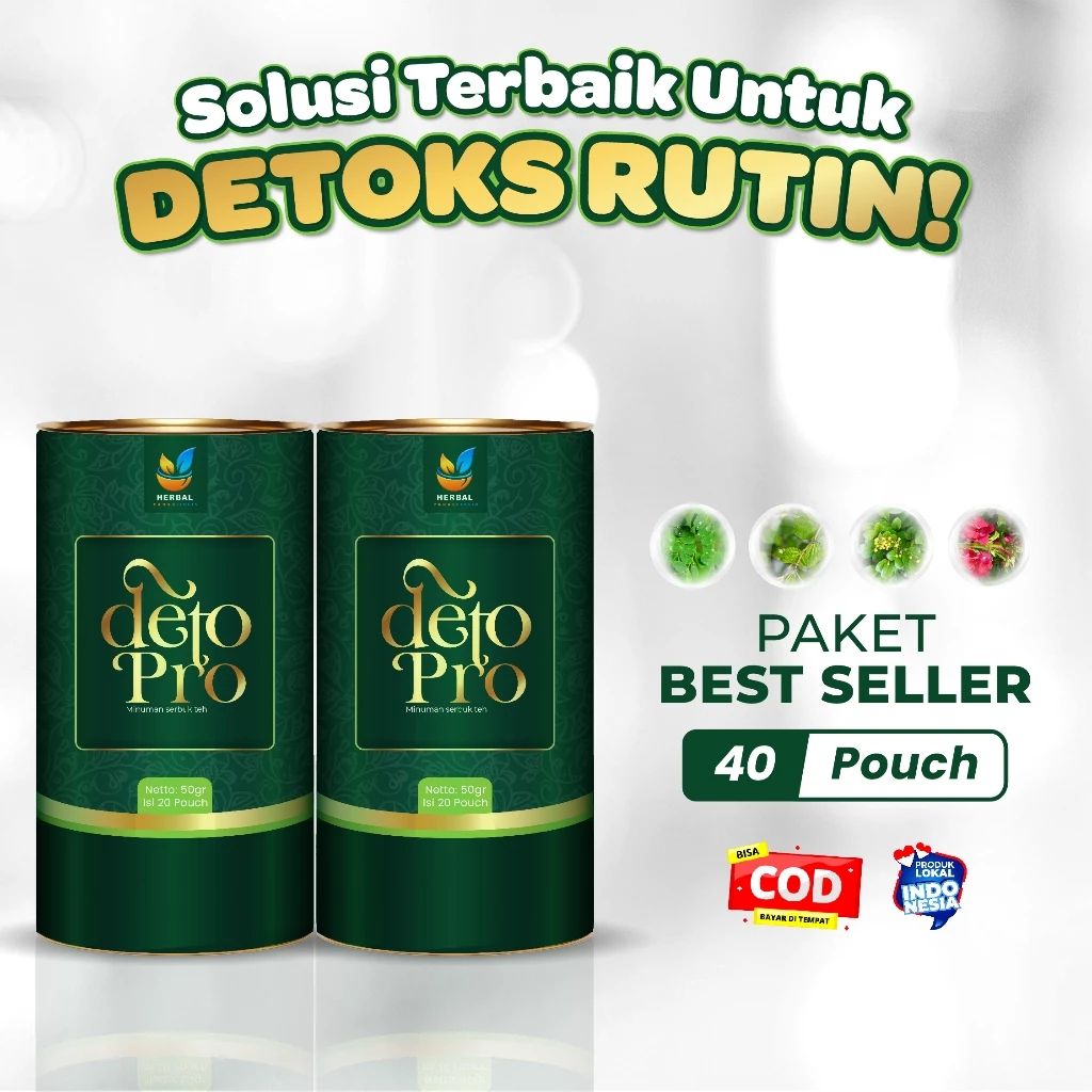 

Bundling 2 Kaleng Teh Detopro Original Membersihkan Kotoran Usus