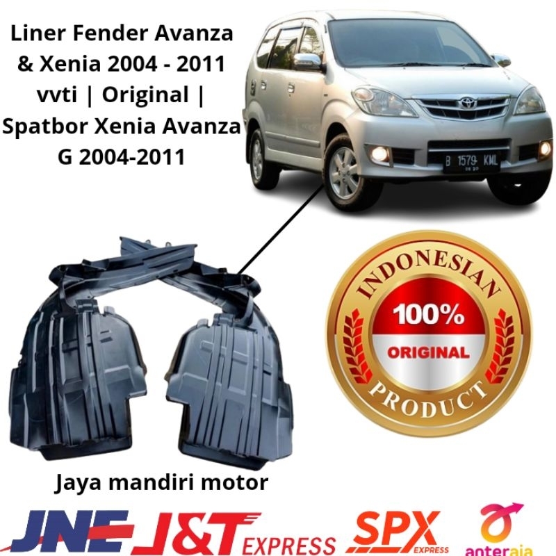 Liner Fender Avanza & Xenia 2004 - 2011 vvti | Original | Spatbor Xenia Avanza G 2004-2011