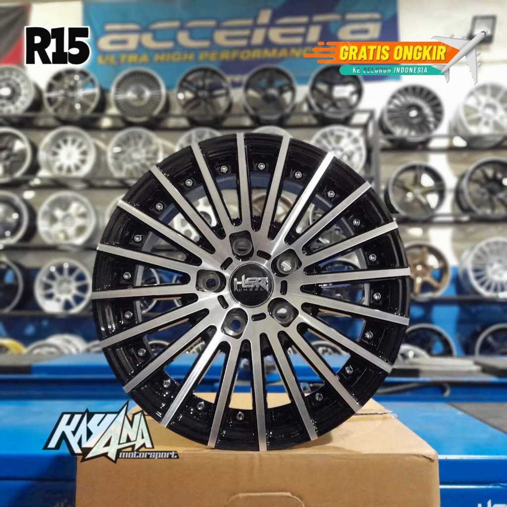 Velg Mobil Racing Ertiga, Luxio, Granmax Taruna R15 Pcd 5x114 Velg Hsr Wheel Tandam