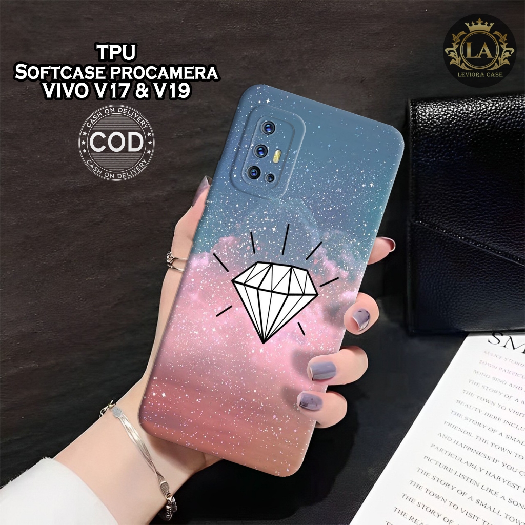 Case VIVO V17 & V19 Terbaru - Leviora Case - Fashion Case Diamond - Softcase VIVO V17 & V19 Terbaru 