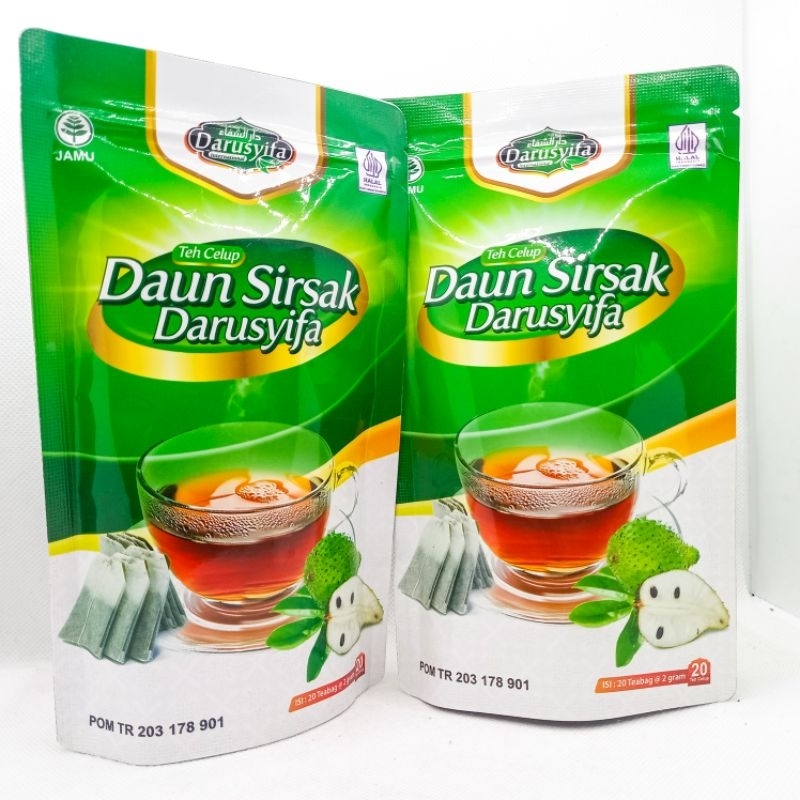 

Teh Celup Daun Sirsak Darusyifa Alami Herbal Kanker Tumor