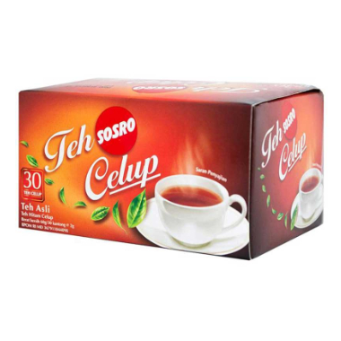 

SOSRO Teh Celup Hitam 30 Kantung Celup