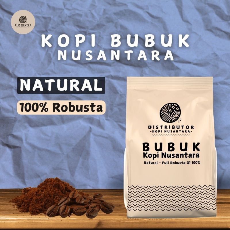 

Kopi Bubuk Nusantara (100% Full Robusta Origin Temanggung)