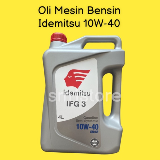 Idemitsu Oli Mesin Bensin IFG3 10W-40 4 Liter