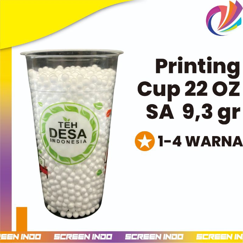 Sablon Go Cup 22 oz 9 gr(tebal) Starindo (mirip)