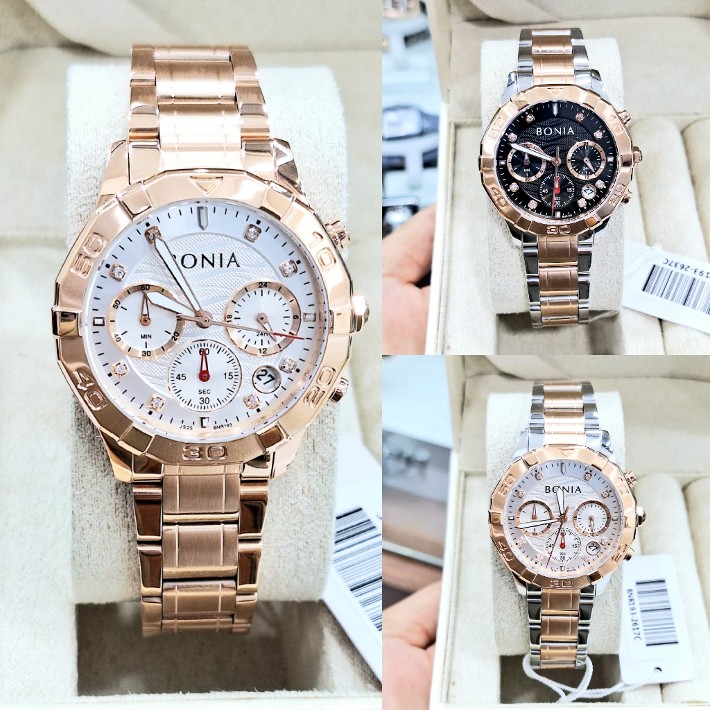 bonia BNR193 Jam Tangan Wanita Quartz