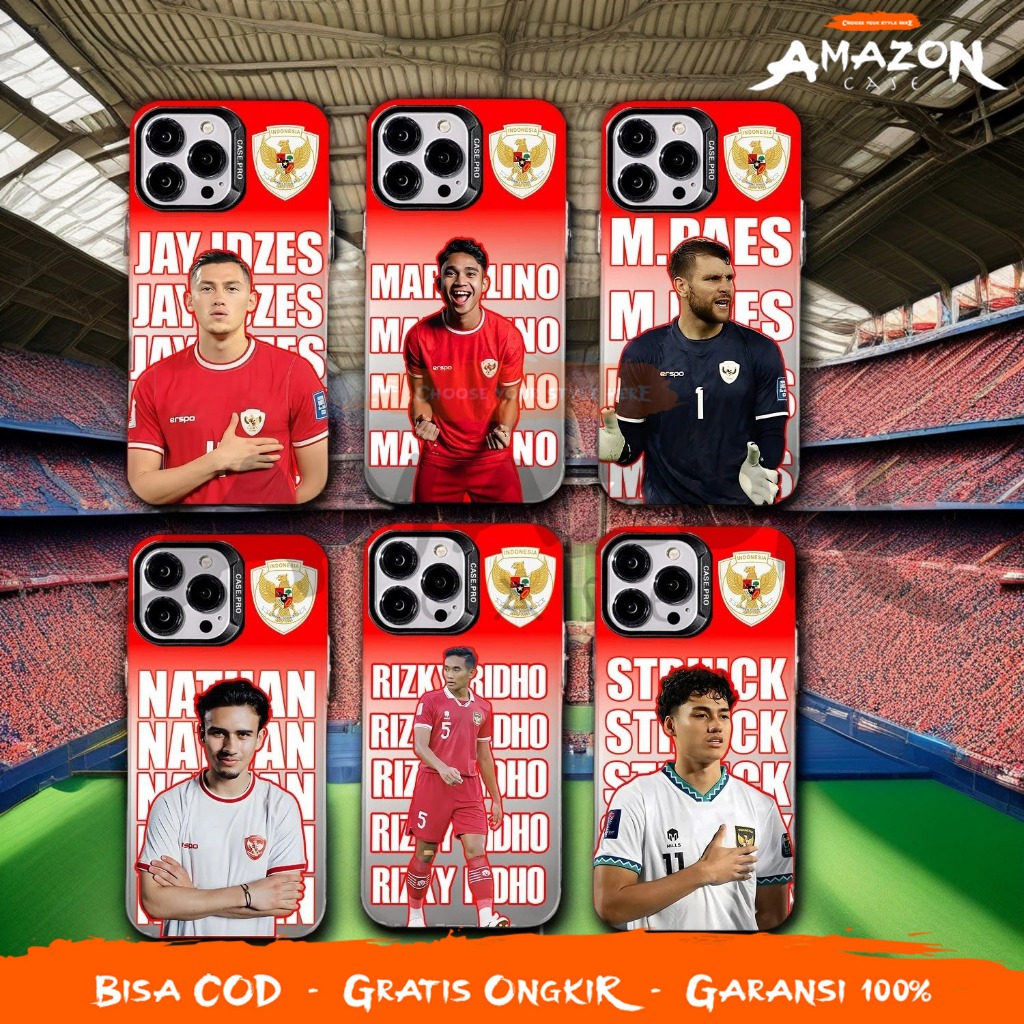 TIMNAS U 23 Premiun Hard Case SAMSUNG S20 plus S20 ultra S20 FE S21 S21 plus S21 FE S22 S22 Plus S22