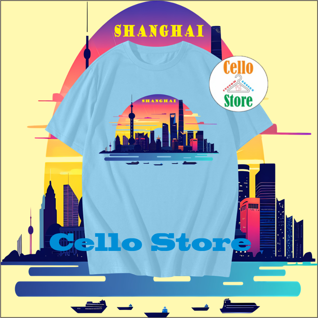 Kaos Oleh Oleh SHANGHAI dewasa dan anak