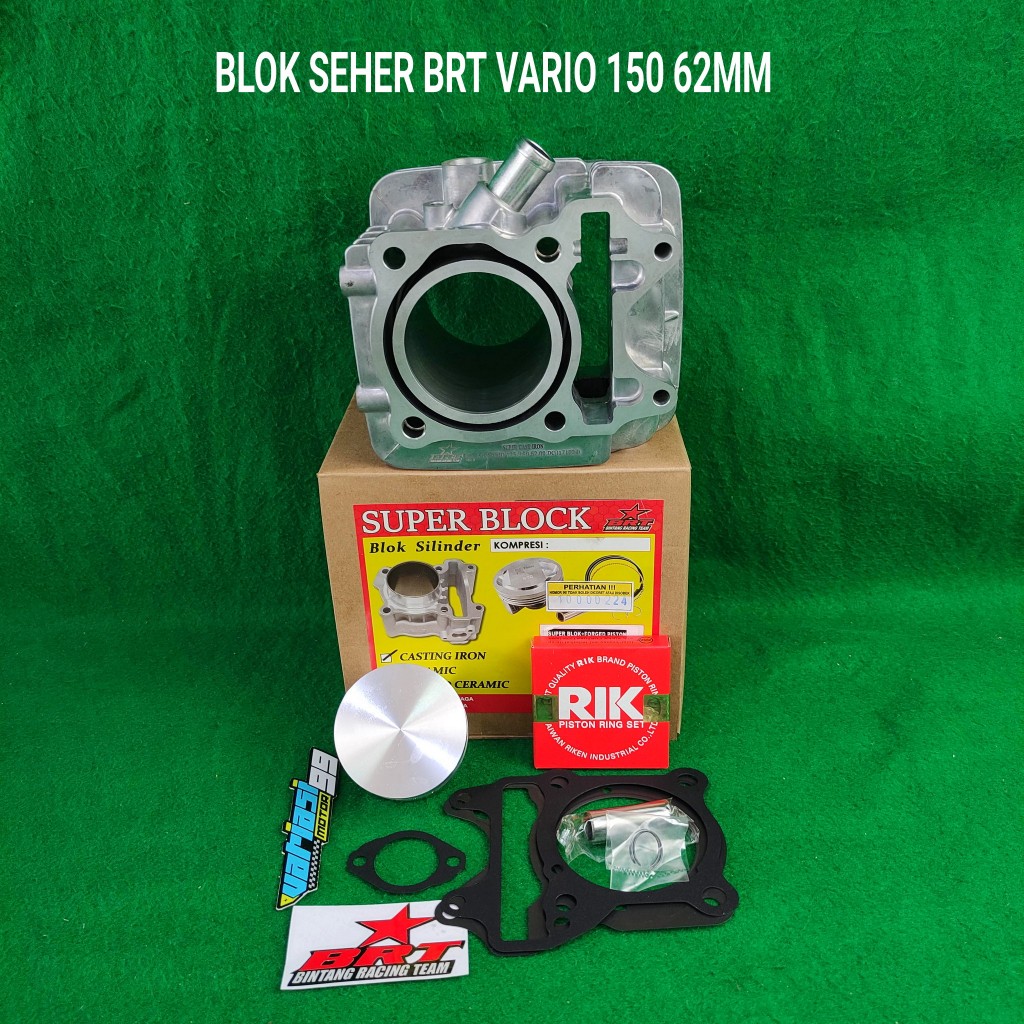 BLOK BORING BORE UP CASTING IRON PISTON FORGED BRT VARIO 150 VARIO 125 PCX 150 ADV 150 PIN 14