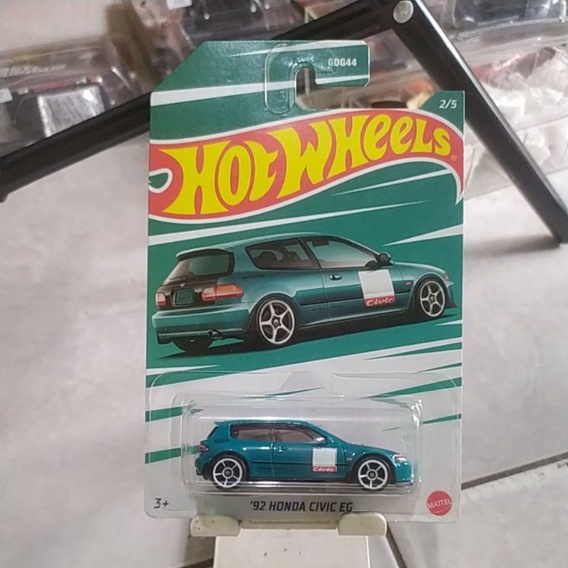 Hot wheels honda civic eg hijau