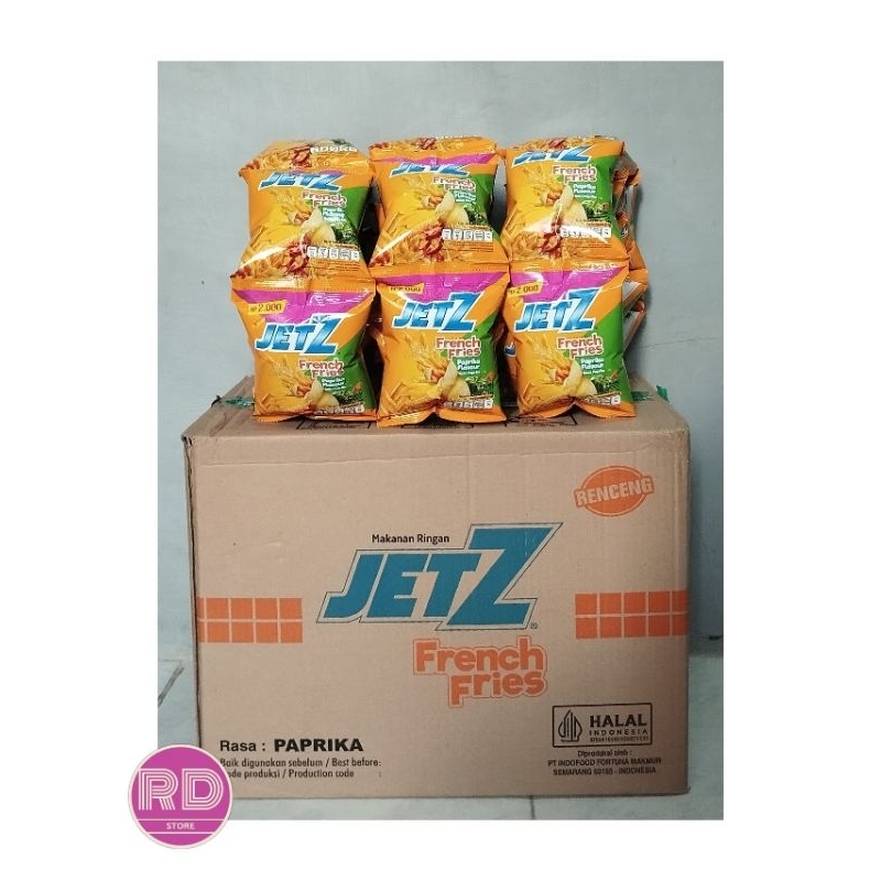 

JetZ French Fries Rasa Paprika 1 renceng isi 10 pcs @14gr