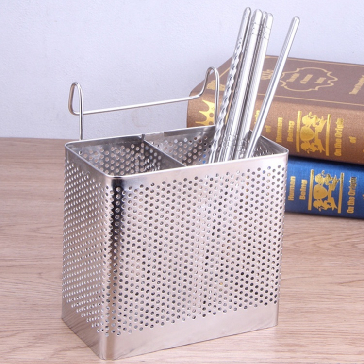 Tempat Sendok Stainless / Tempat Sendok Garpu Gantung Stenlis / Tempat Sumpit Sendok Stanles KL