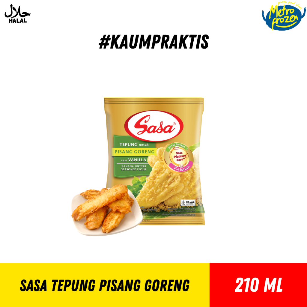 

SASA Tepung PIsang Goreng 210gr