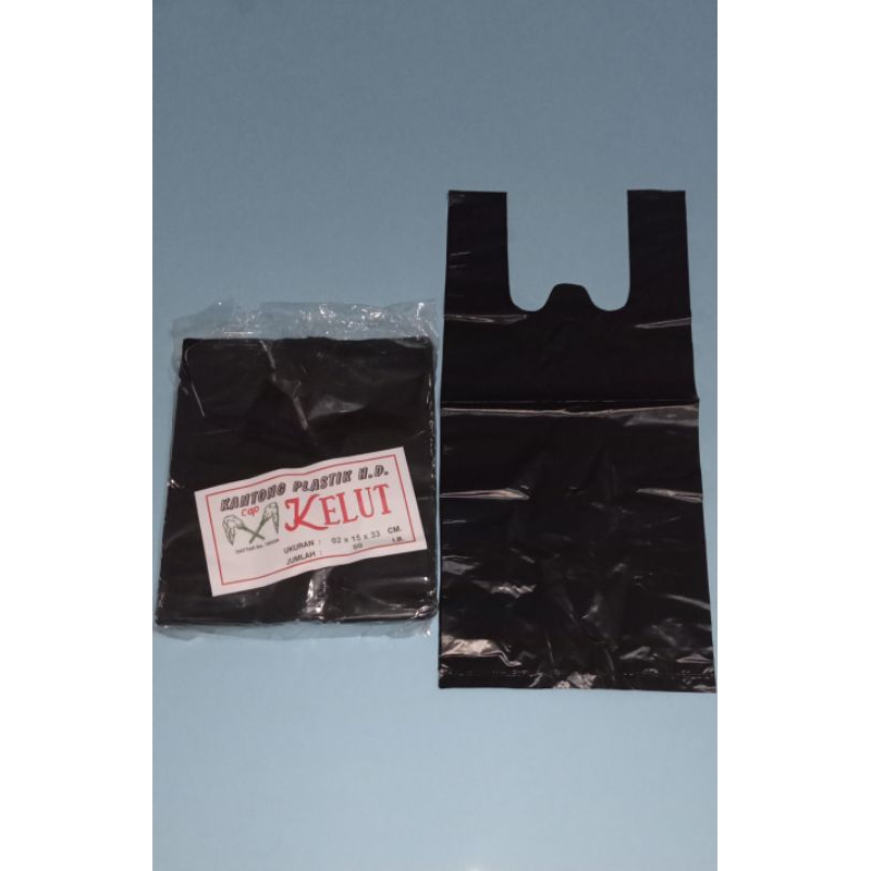 Kantong kresek kecil HD kelut 02 x 15 x 33 (isi 50).