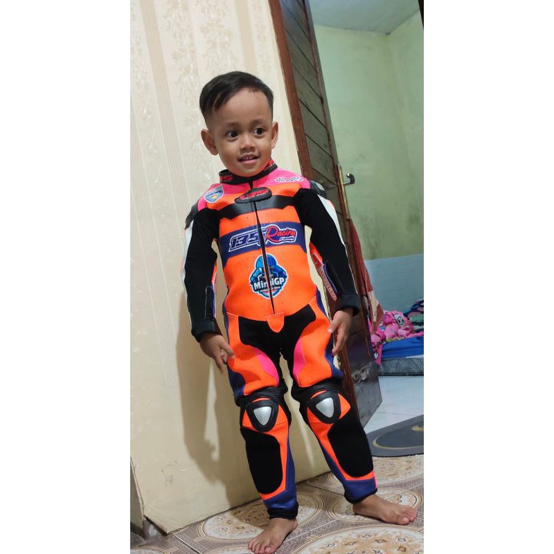 WEARPACK BALAP ROAD RACE/BAJU BALAP SAFETY MINI GP KIDS COSTUM BEBAS
