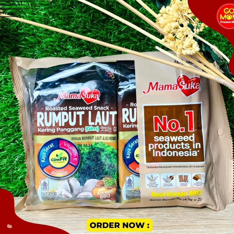 

MAMA SUKA RUMPUT LAUT (GIM) BBQ 4.5G