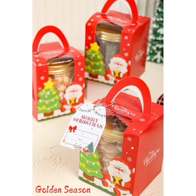 

Hampers Natal isi 1 Jar Kue Kering / Christmas Parcel Souvenir Santa