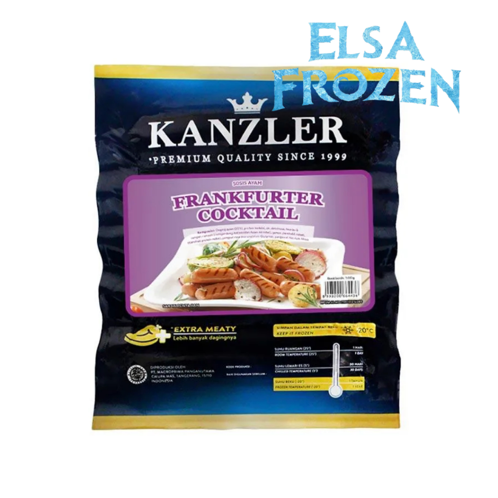 KANZLER FRANKFURTER COCKTAIL 500GR SOSIS AYAM KANZLER