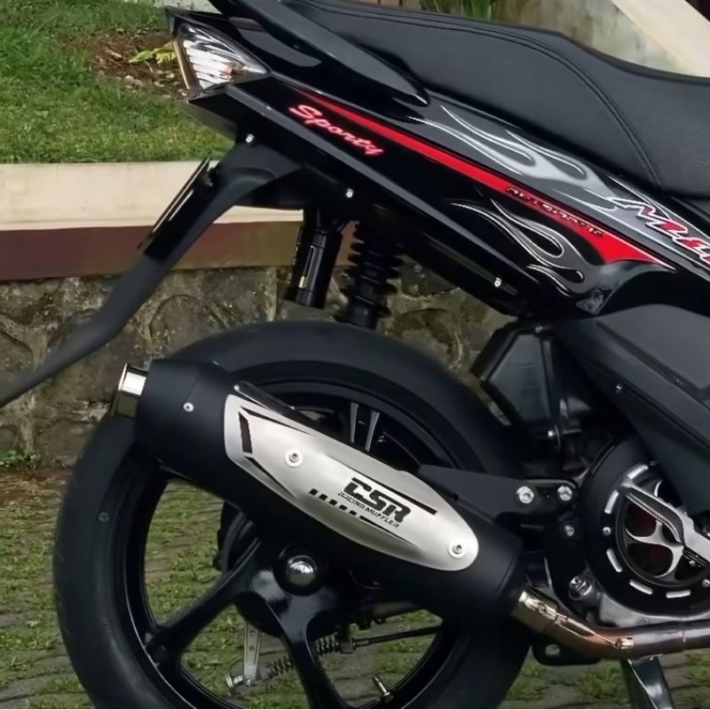 RB Knalpot mio Sporty Smile CSR Original Knalpot CSR Mio standar racing Muffler CSR Mio knalpot