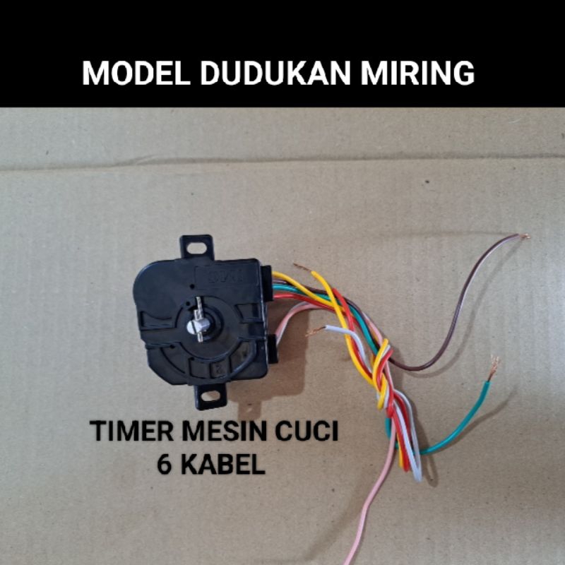 timer mesin cuci aqua hijab timer 6 kabel