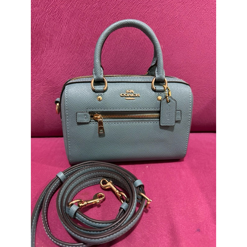 mini rowan crosbody coach marine