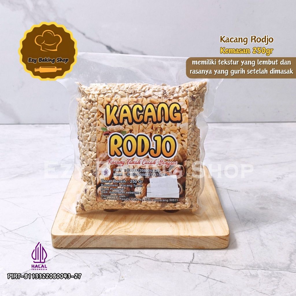 

Kacang Tanah Sangrai Rodjo 250gr - Cincang Sedang